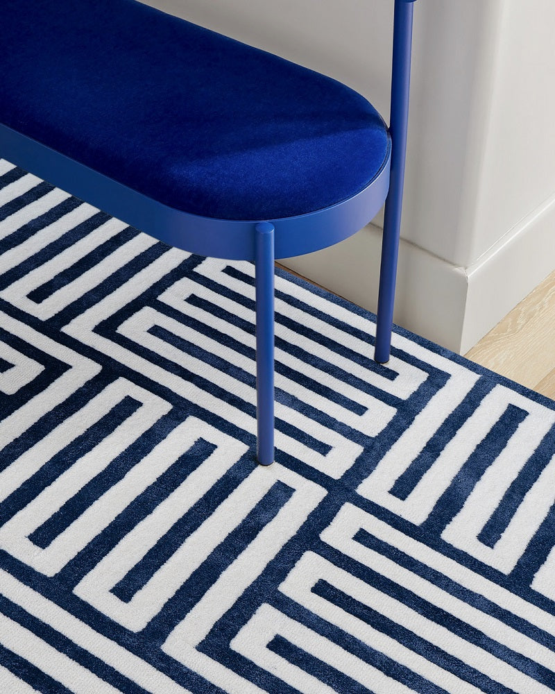 A living room styled with a Rugberry area rug as centrepiece