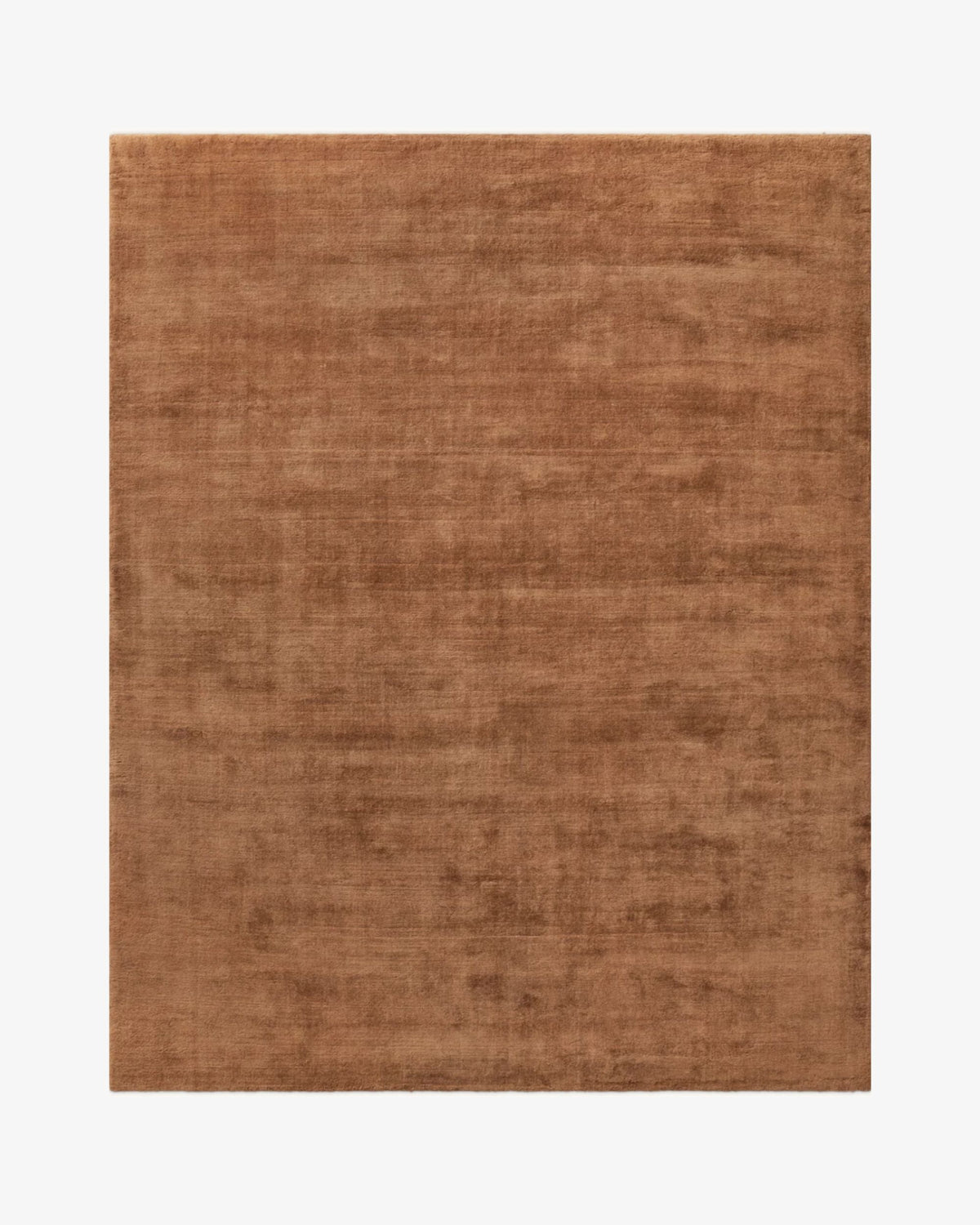 Plush Wool Rug in copper, swatch