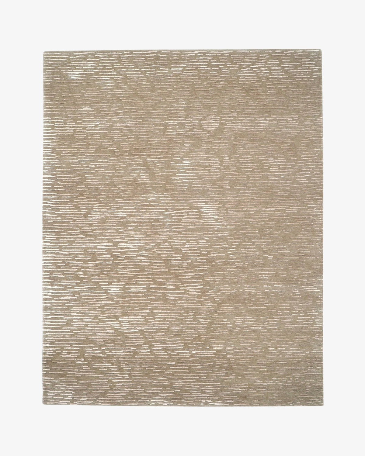 Cabella Wool & Silk Rug in latte, swatch