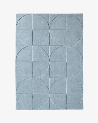 Round Square Rug / Steel Blue / Swatch