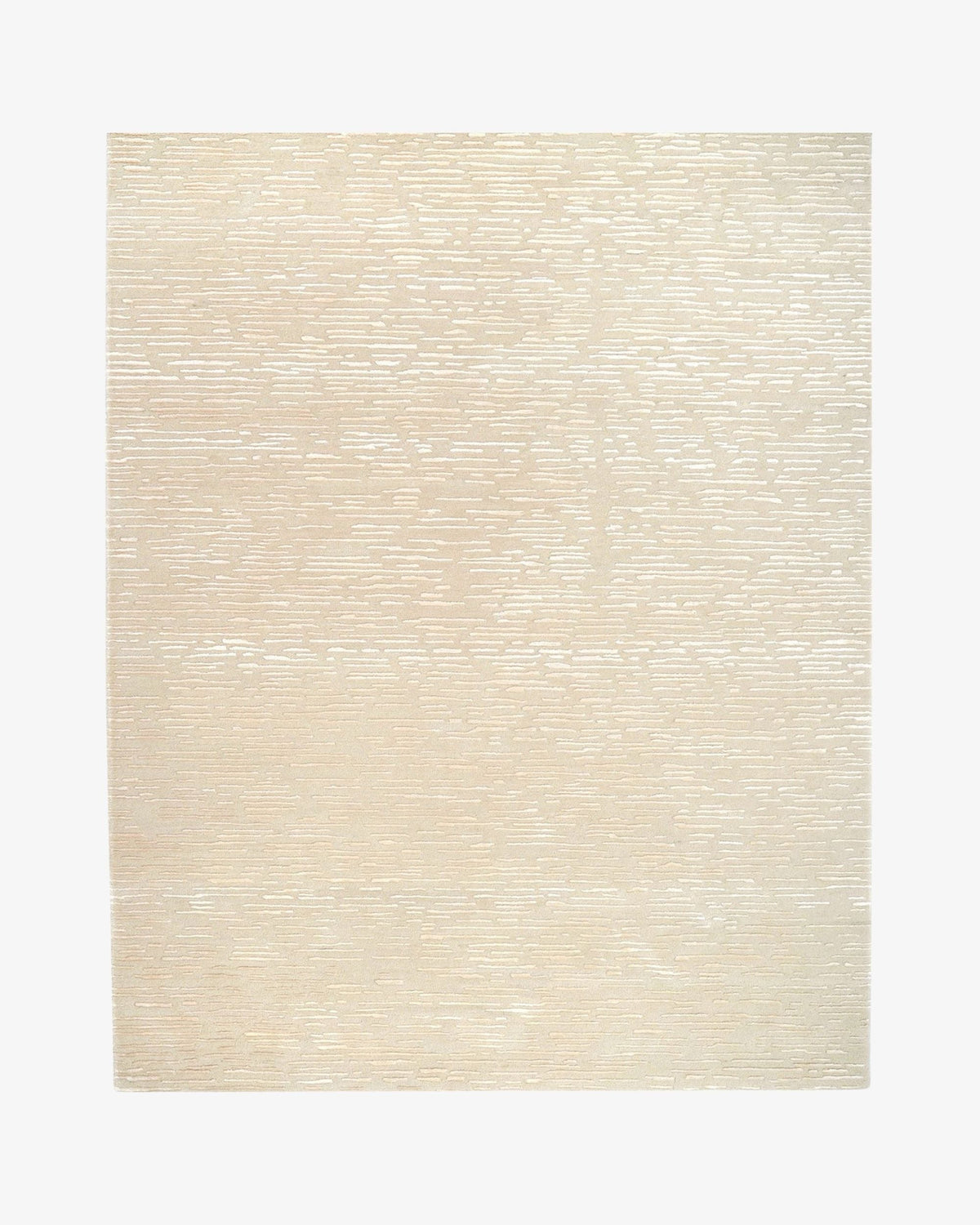 Cabella Wool & Silk Rug in flax, swatch