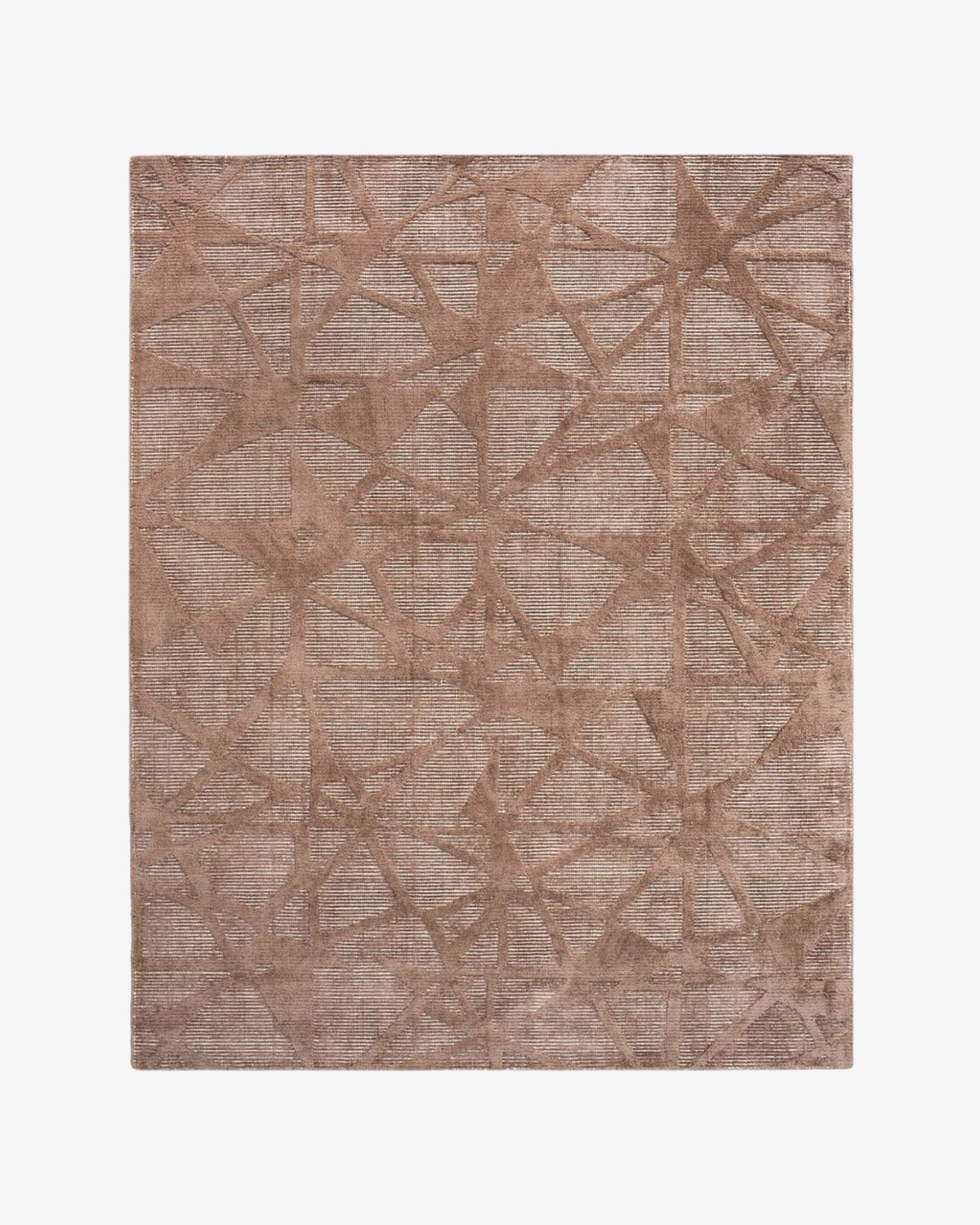 Sepia Wool & Silk Rug swatch