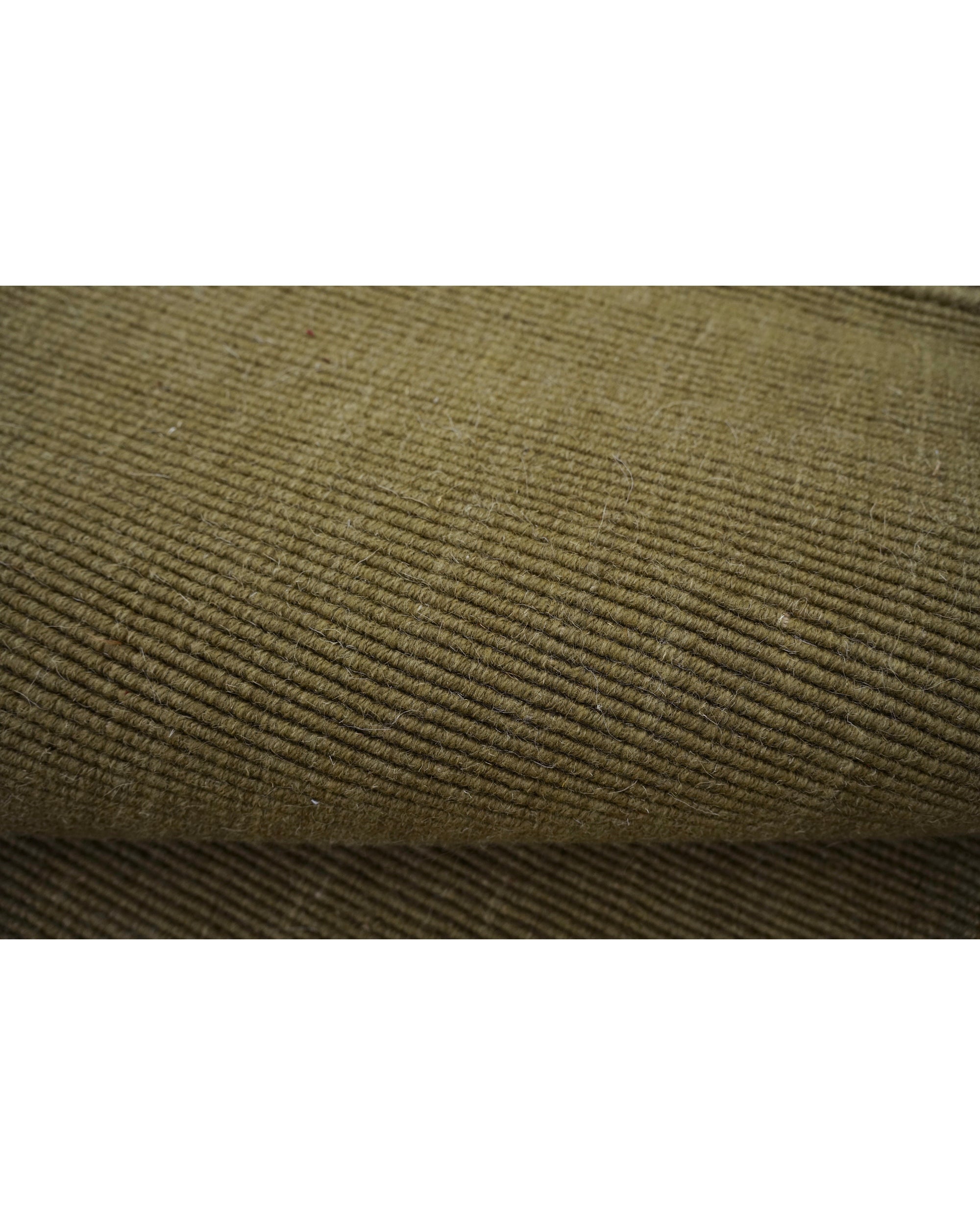 Cabra Wool & Jute Rug / Olive by Rugberry, handwoven New Zealand wool and jute, view 4