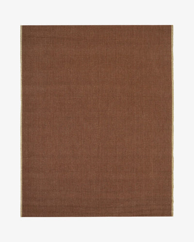 Cabra Wool & Jute Rug / Rust / Swatch