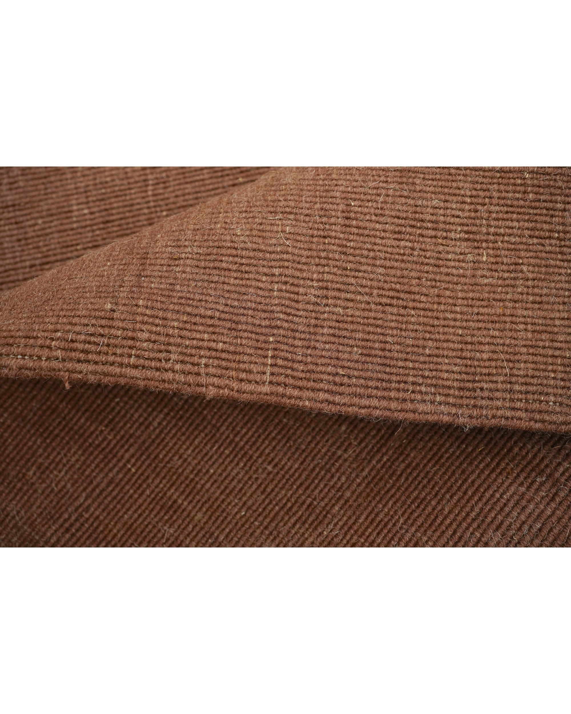 Cabra Wool & Jute Rug / Rust by Rugberry, handwoven New Zealand wool and jute, view 6