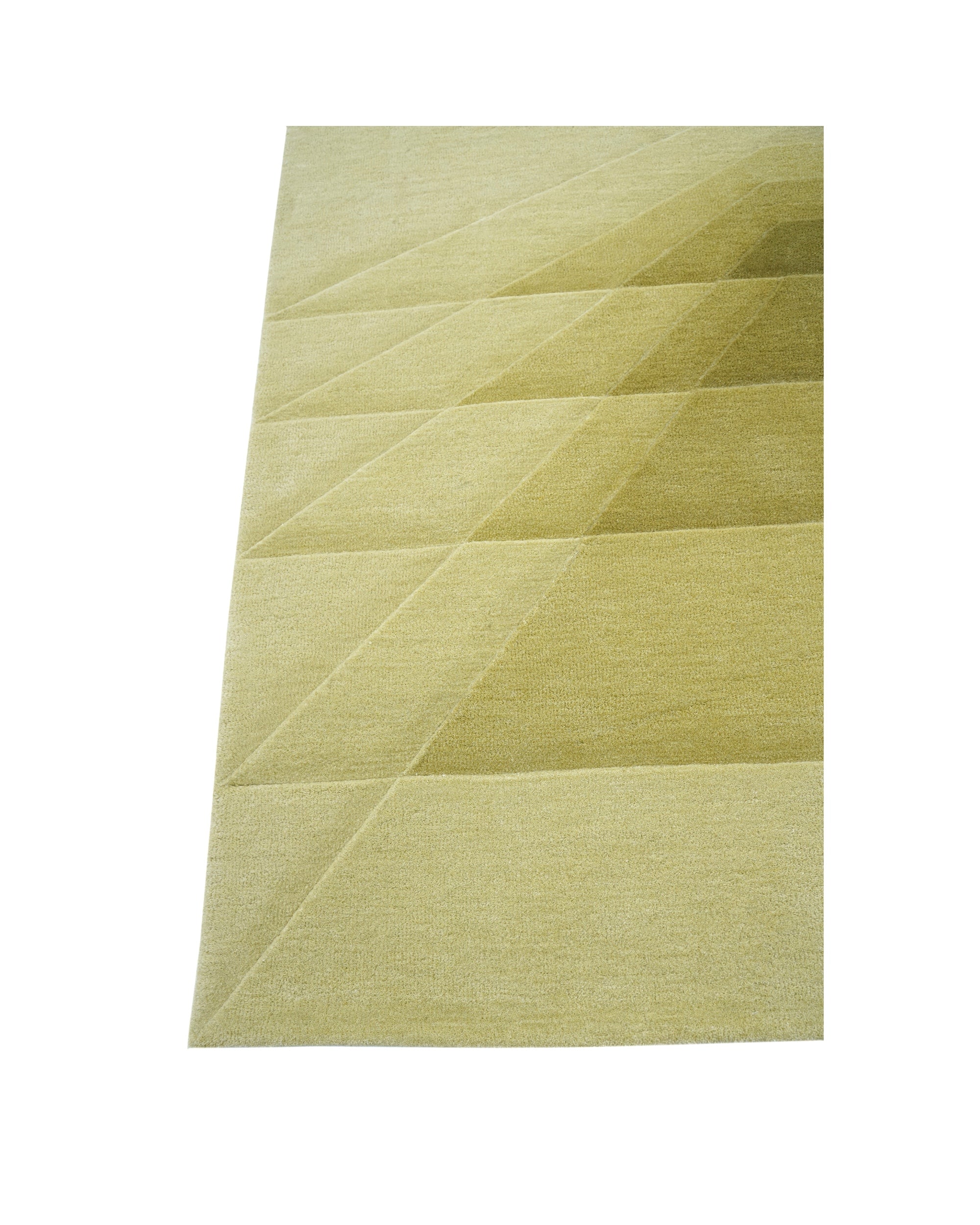 Cavea Wool Rug, detail of the stepped tonal planes in New Zealand wool
