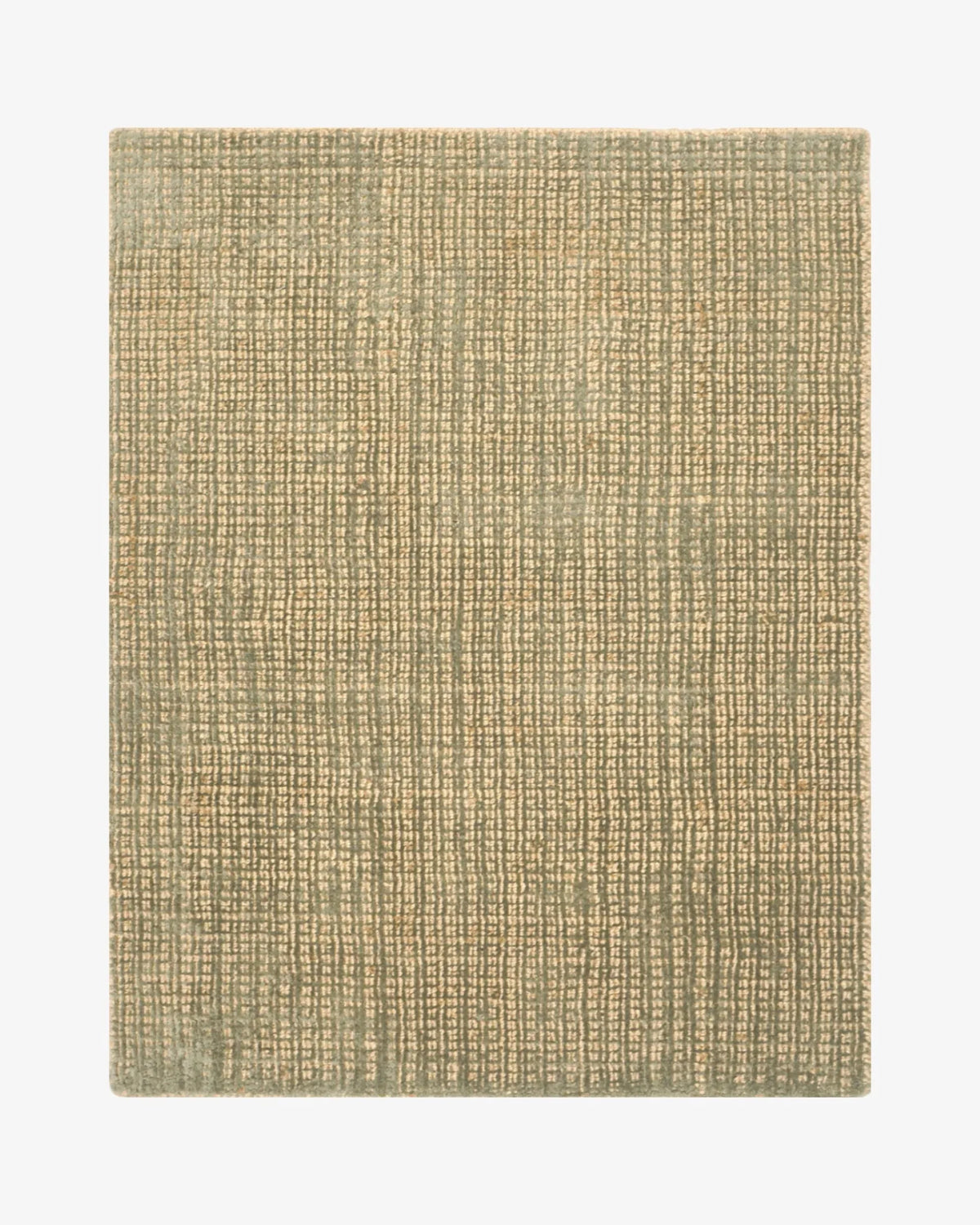 Meraki Jute & Silk Rug in sage, swatch