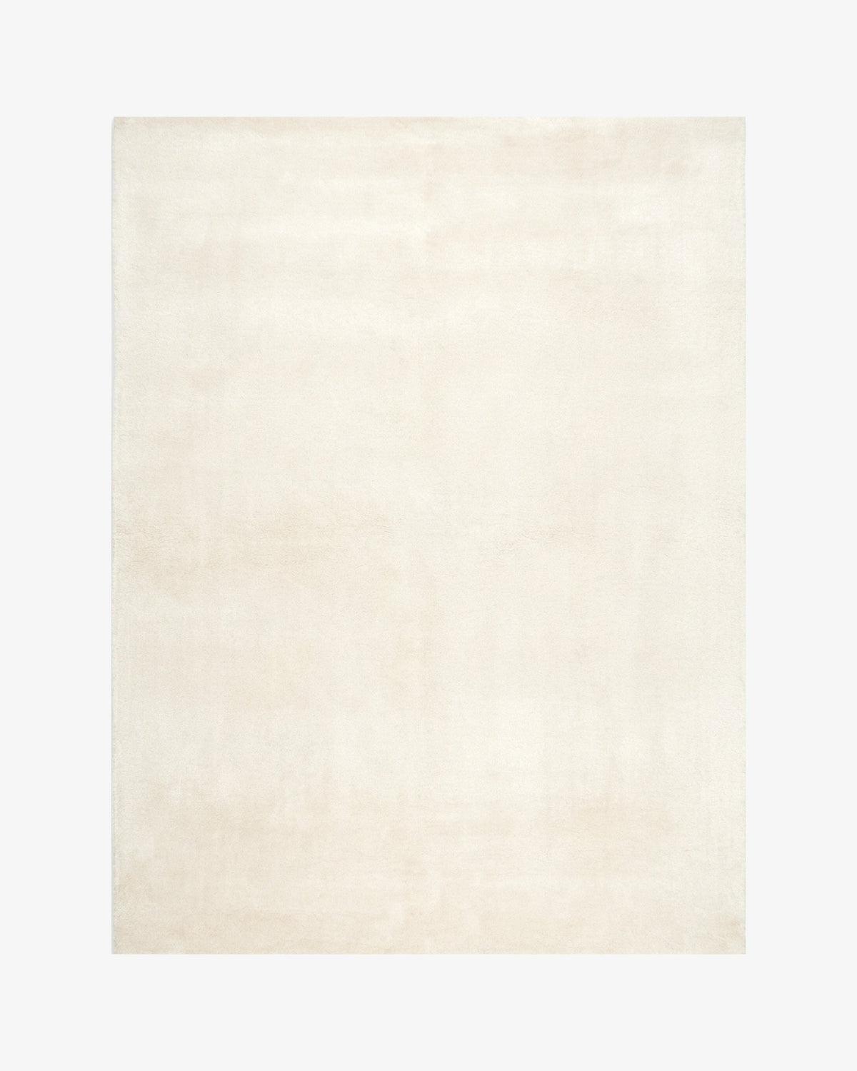 Plush Wool Rug in ivory, swatch