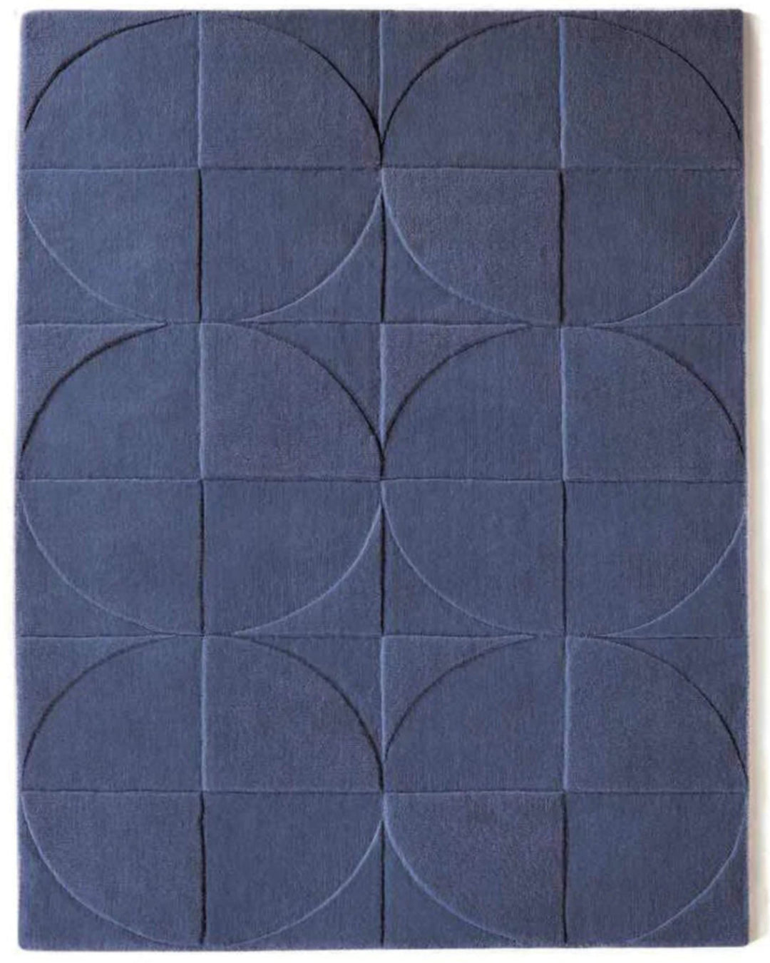 Round Square Rug / Navy