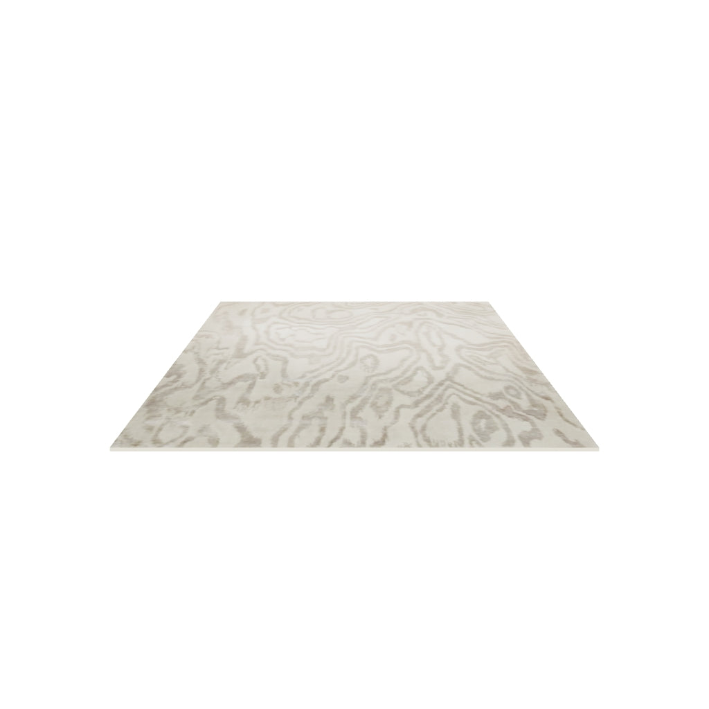 Burke Wool & Silk Rug, 3D model at true size (6x9 ft)