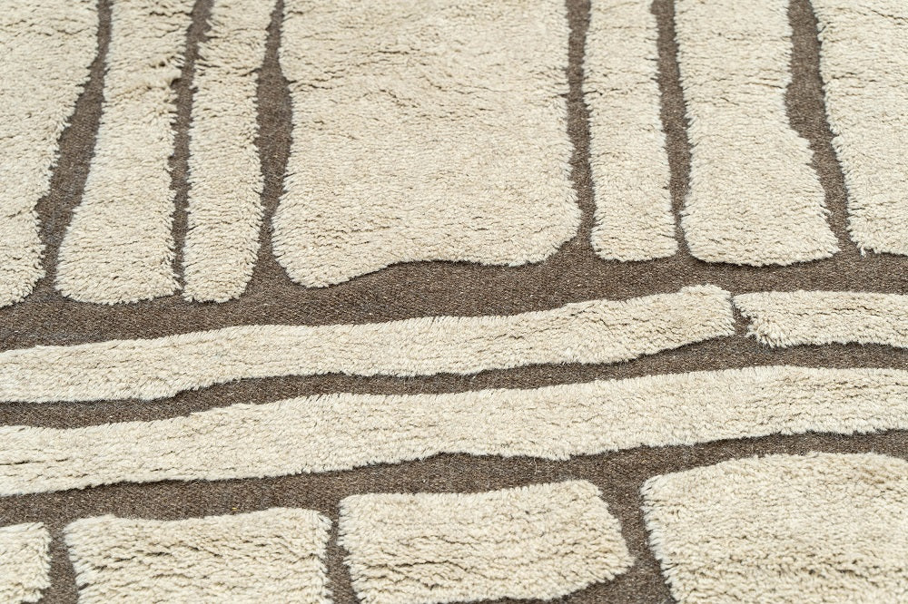 Burnt Sienna Wool Rug
