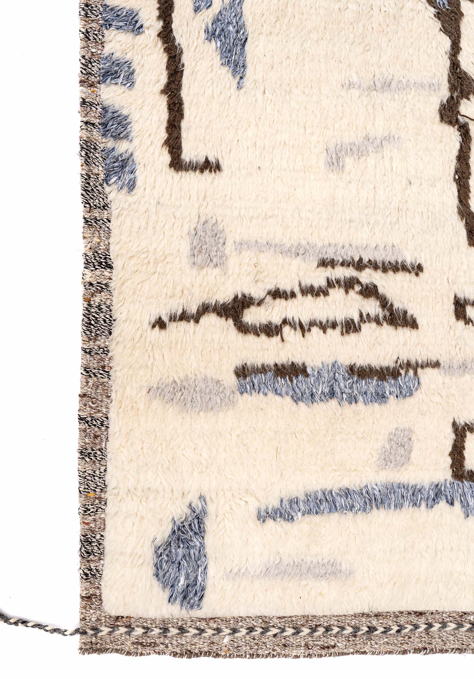 Cobalt Blue Hand-Knotted Rug
