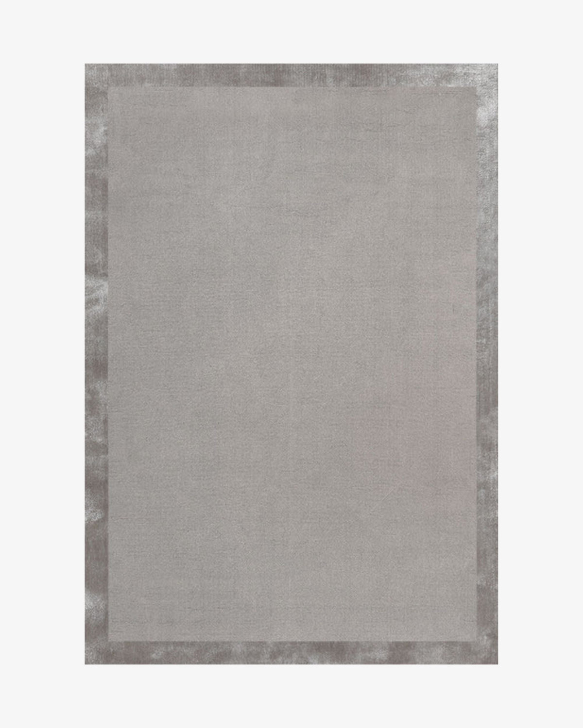 Fragment Wool & Silk Rug in medium grey, swatch