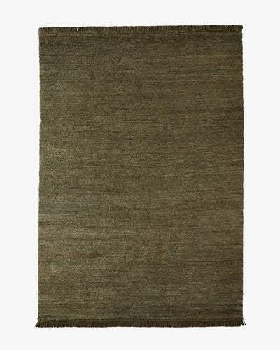 Savannah Jute Rug / Olive / Swatch