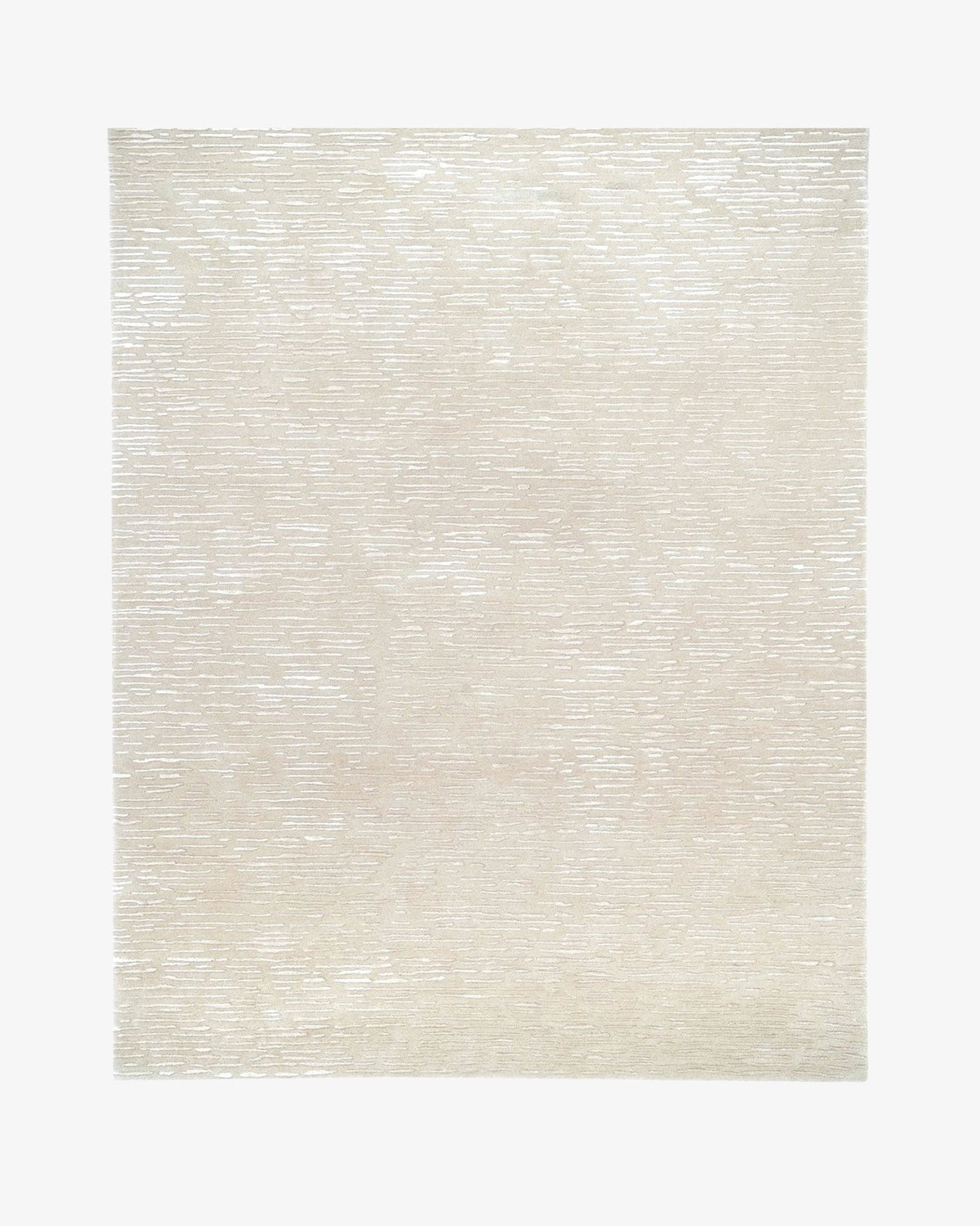 Cabella Wool & Silk Rug in frost, swatch