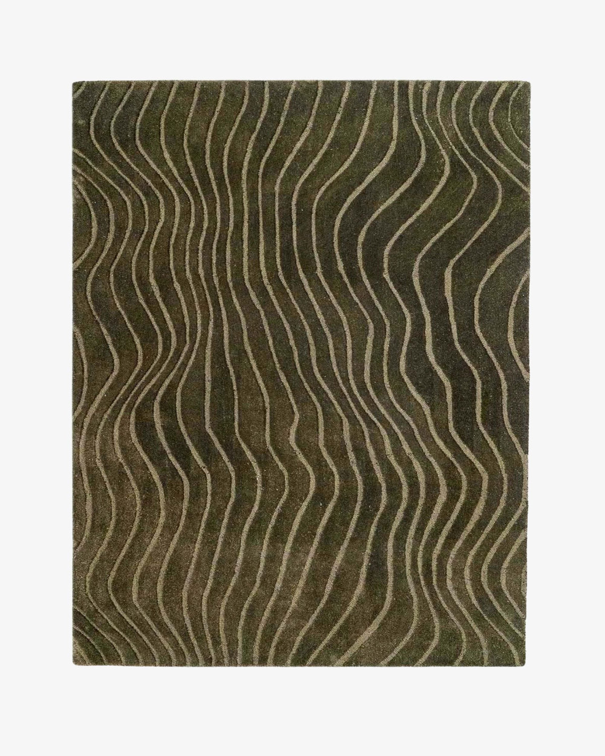 Moss Wool Rug swatch