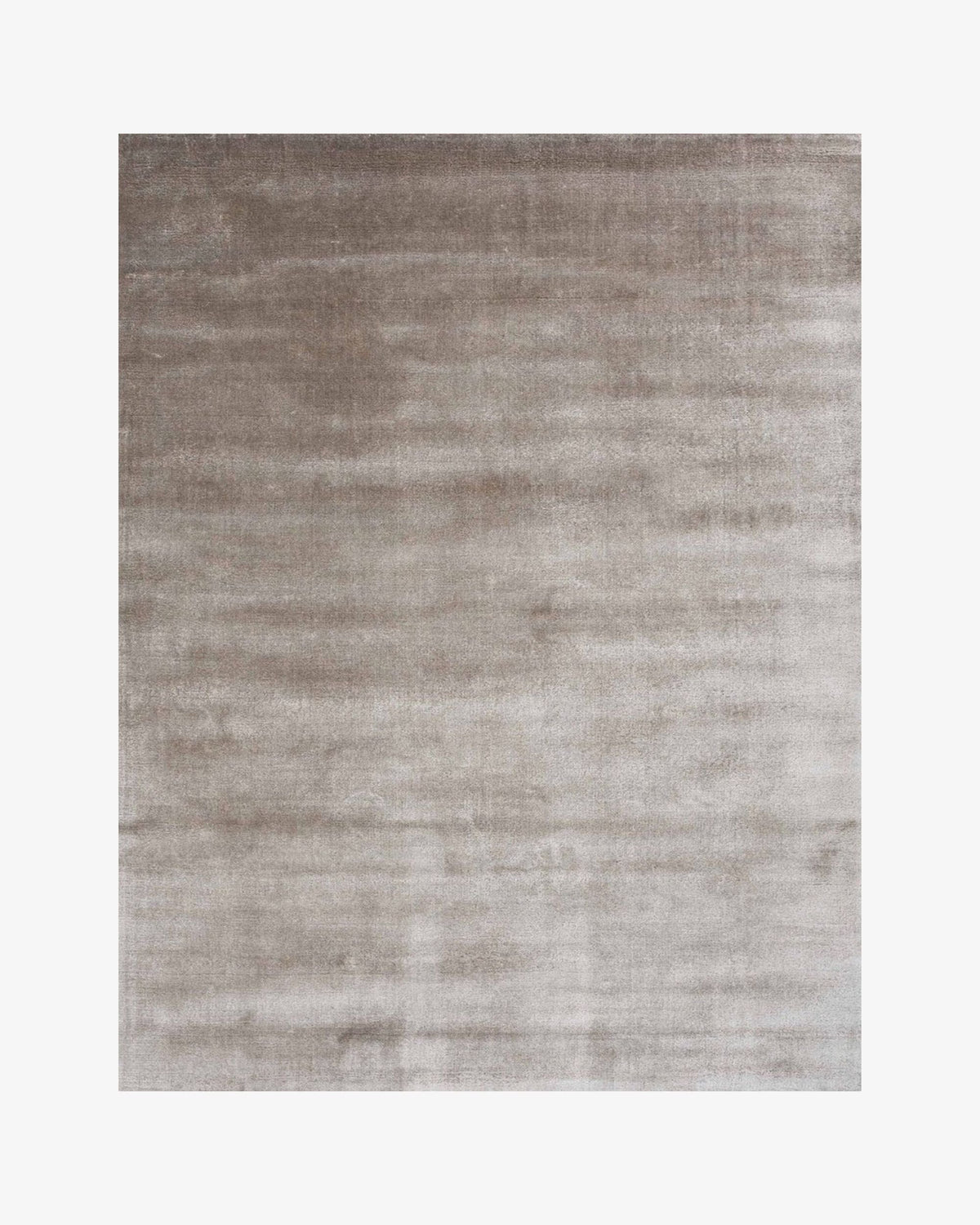 Luma Silk Rug in greige, swatch