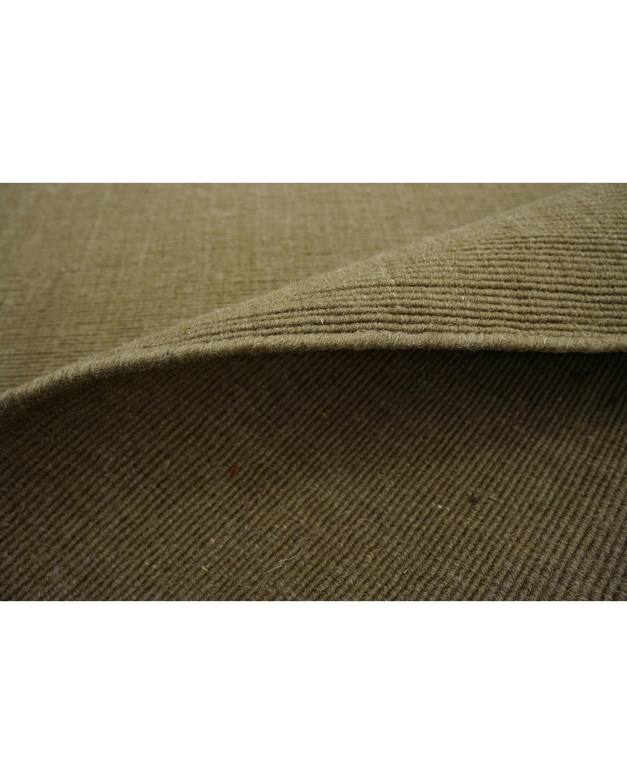Cabra Wool & Jute Rug / Olive by Rugberry, handwoven New Zealand wool and jute, view 5