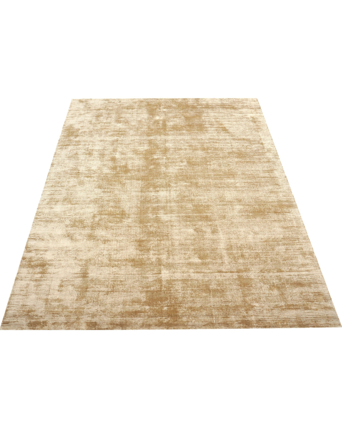 Nuva Silk Rug / Camel by Rugberry, handloom silk, view 2