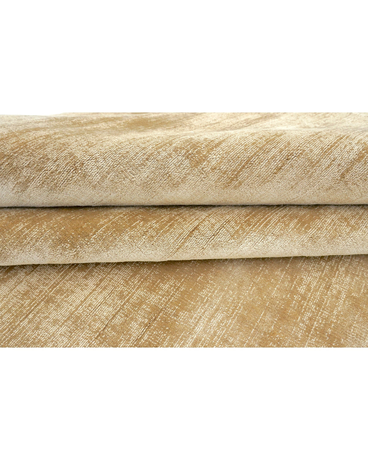 Nuva Silk Rug / Camel by Rugberry, handloom silk, view 4