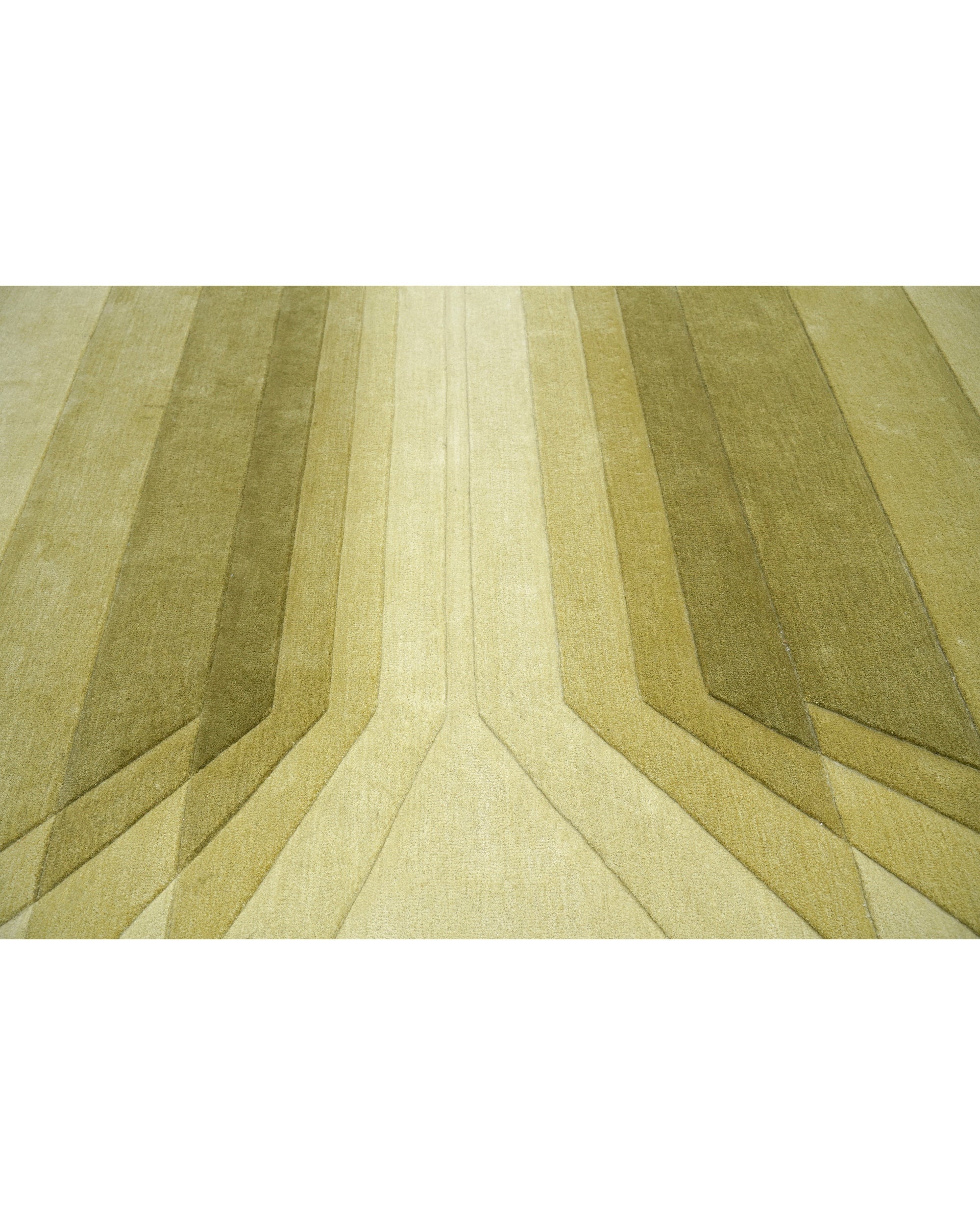 Cavea Wool Rug, close view of the hand-tufted New Zealand wool pile