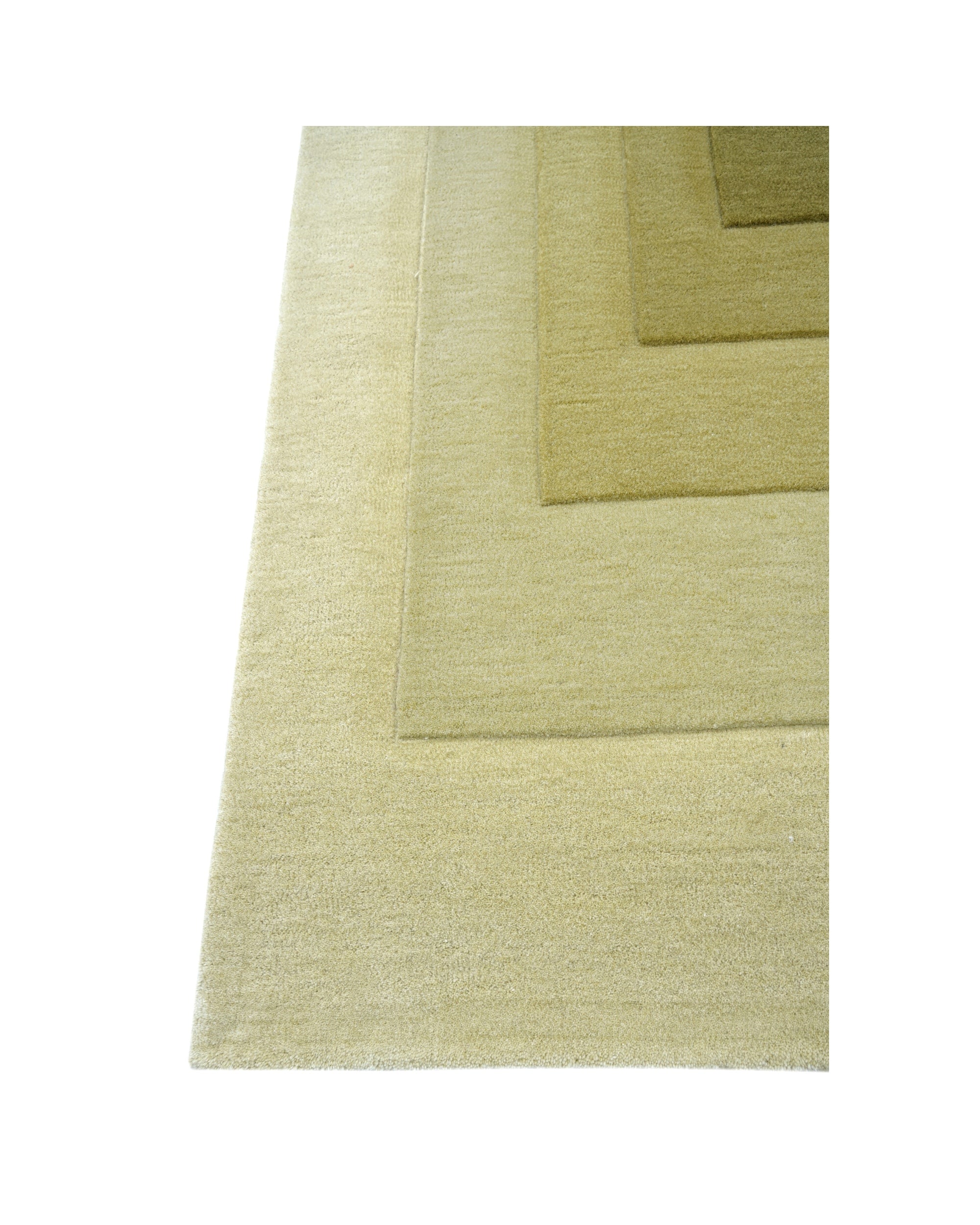 Talus Wool Rug, stepped tonal geometry hand-tufted in New Zealand wool