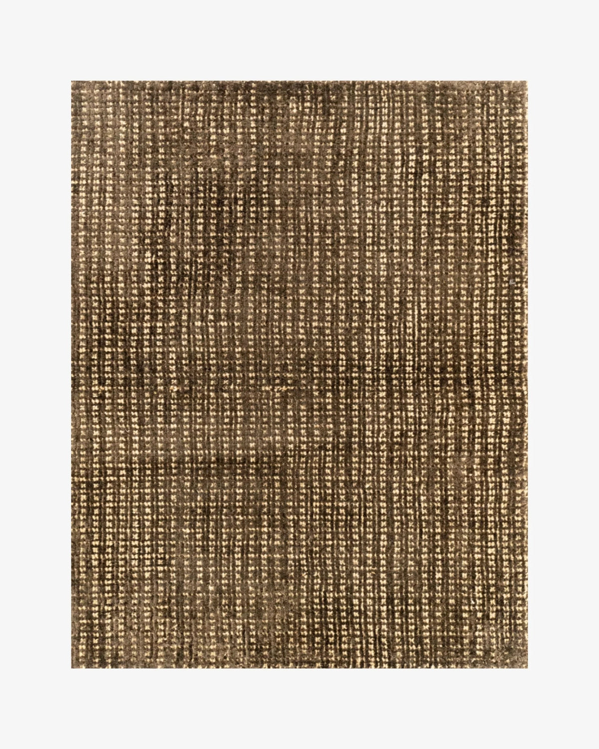 Meraki Jute & Silk Rug / Chocolate