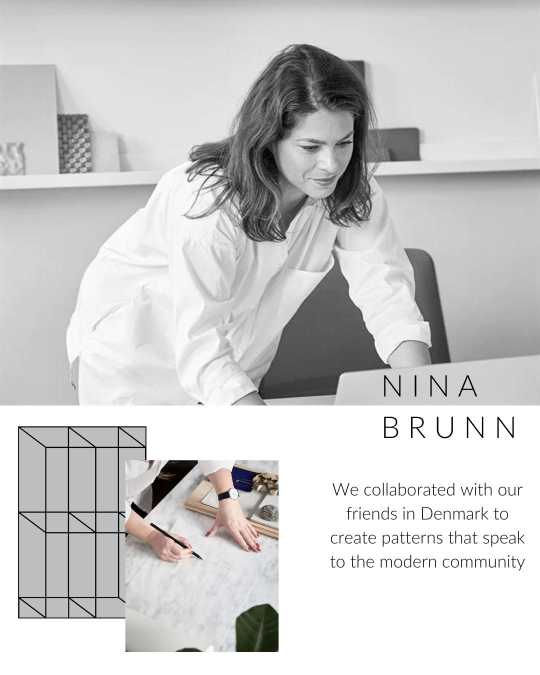 Nina Brunn, the Danish designer behind this Rugberry collection