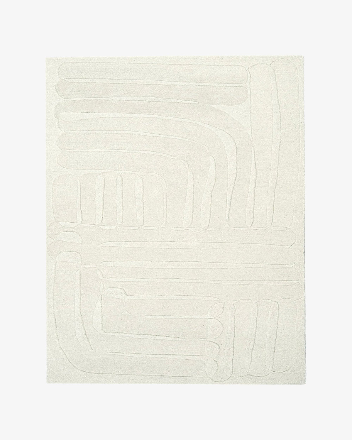 Ivory Wool Rug swatch