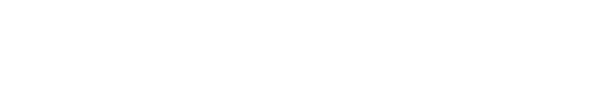 Rugberry White Logo