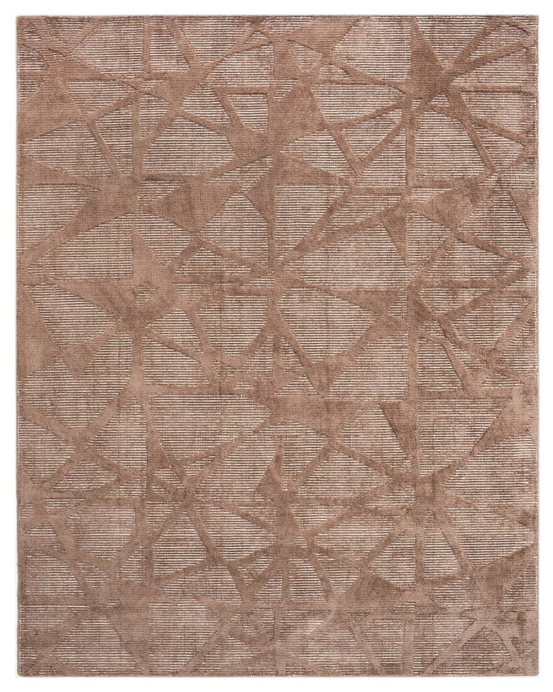 Sepia Wool & Silk Rug